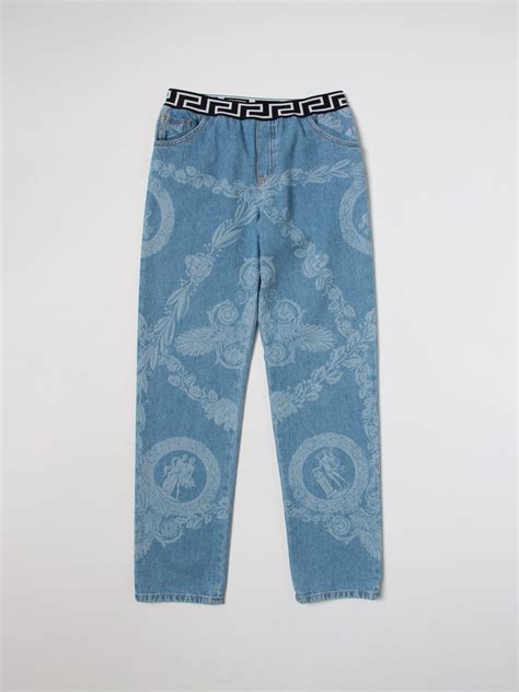 versace pants blue|Versace pants outlet.